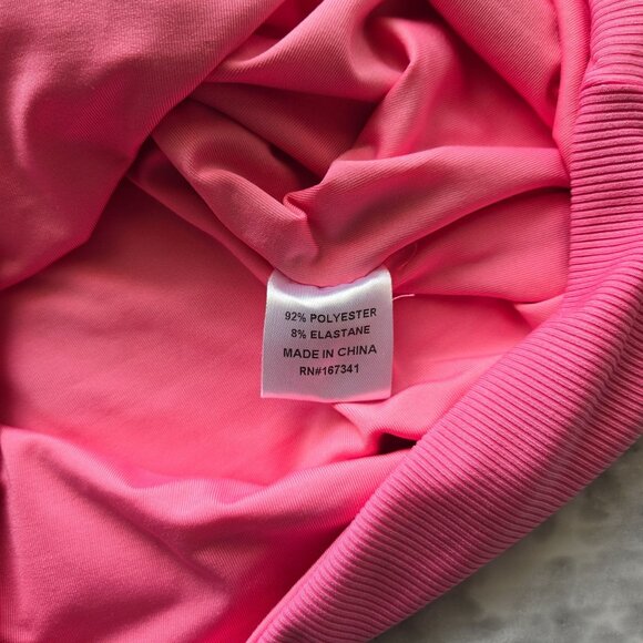 Hello Molly Pink Ribbed Mini Dress Sz XS US 2 AU 6 - Picture 8 of 10